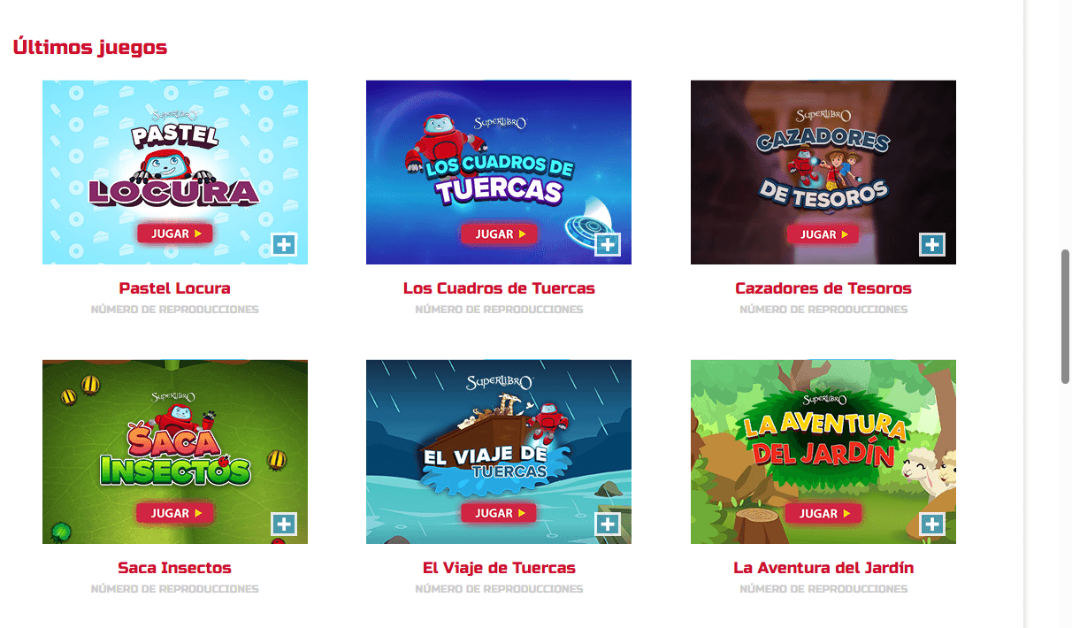 superlibro juegos